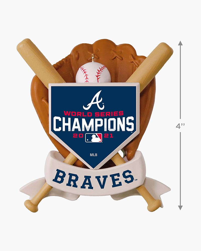 Atlanta Braves Hallmark Gloves Ornament