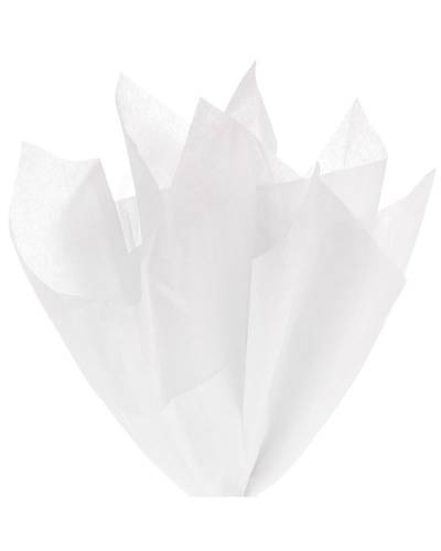 Solid White Tissue Paper (8 Sheets)