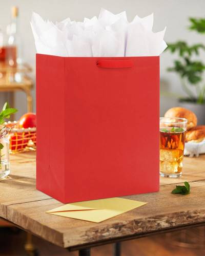 Hallmark 6.5-Inch Red Small Gift Bag