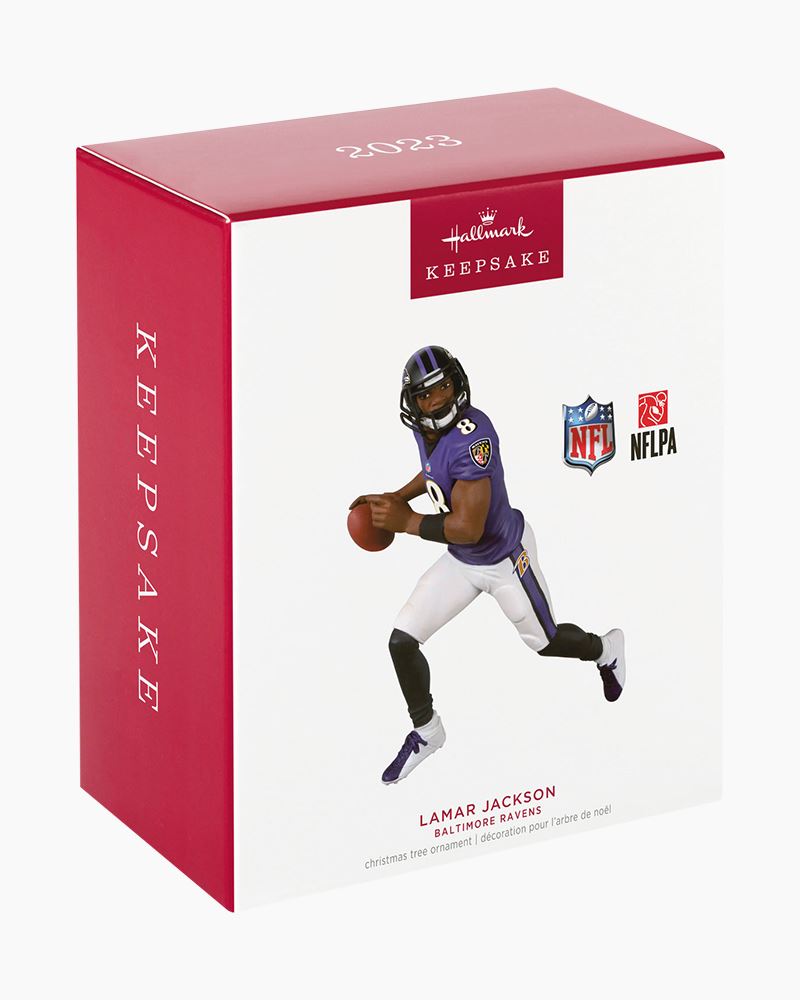 Hallmark NFL Baltimore Ravens Lamar Jackson Ornament - NIB