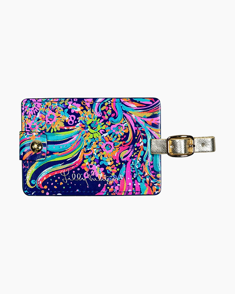 lilly pulitzer luggage tag