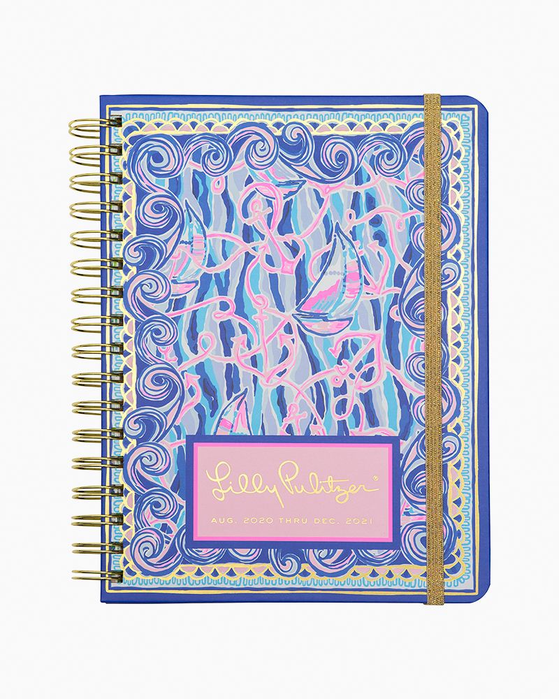 Lilly Pulitzer Large 17 Month 2020 Agenda In Reel Nauti The Paper Store