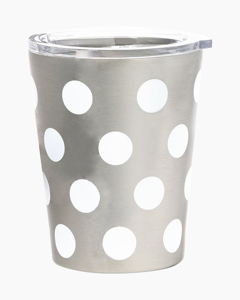 Kate Spade New York Spade Flower Stainless Steel Coffee Mug - Black/White