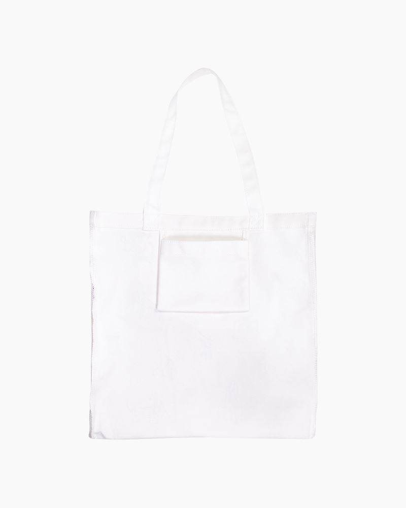 Kate Spade New York Canvas Tote in Newsprint – Country Club Prep