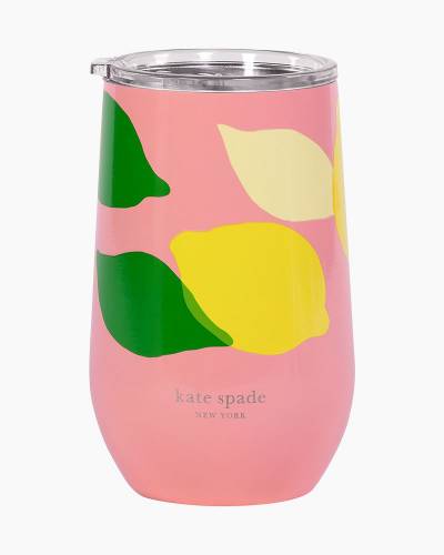 Kate Spade New York Rise & Shine Acrylic Tumbler with Straw