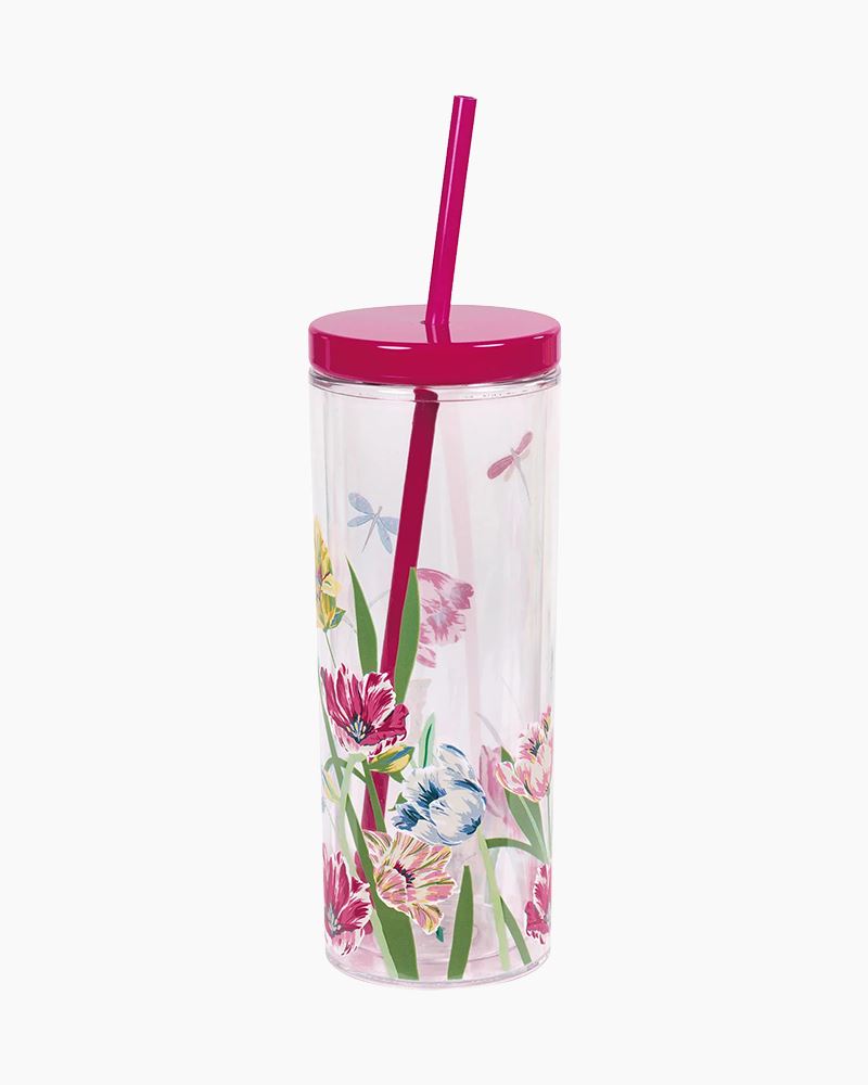 kate spade new york valentines hearts tumbler with straw