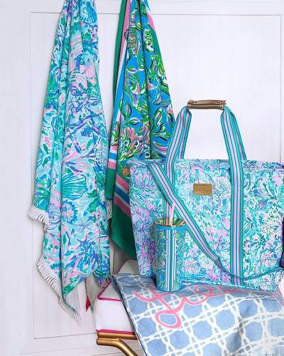 Lilly pulitzer towel backpack online