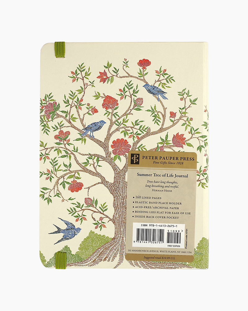 Summer Tree Of Life Mid Size Journal - 