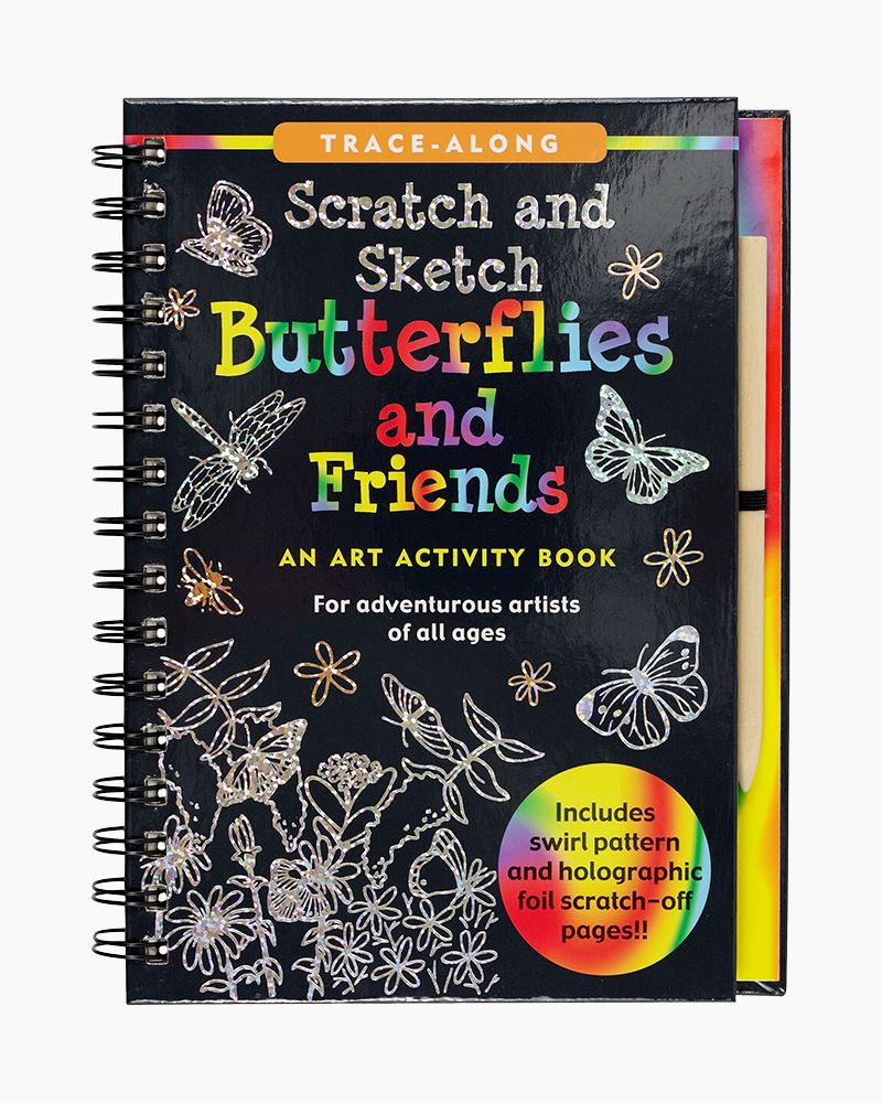 Scratch and Sketch Butterflies and Friends (Art Activity Book) (Scratch &  Sketch)
