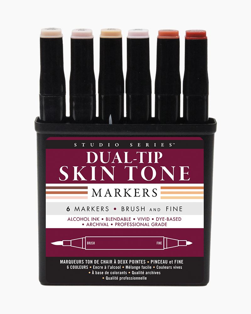 Studio Series Dual-tip Alcohol Markers: Set of 24