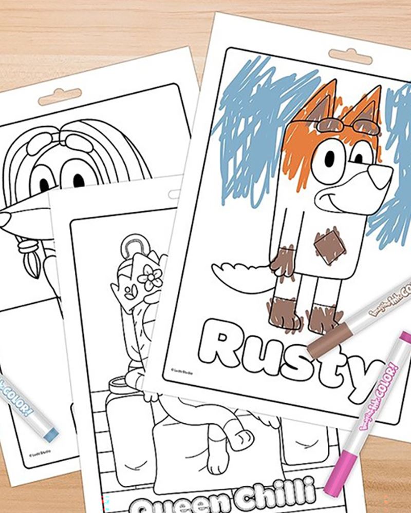 Bluey Coloring stationery set CerdÁ - Vendiloshop