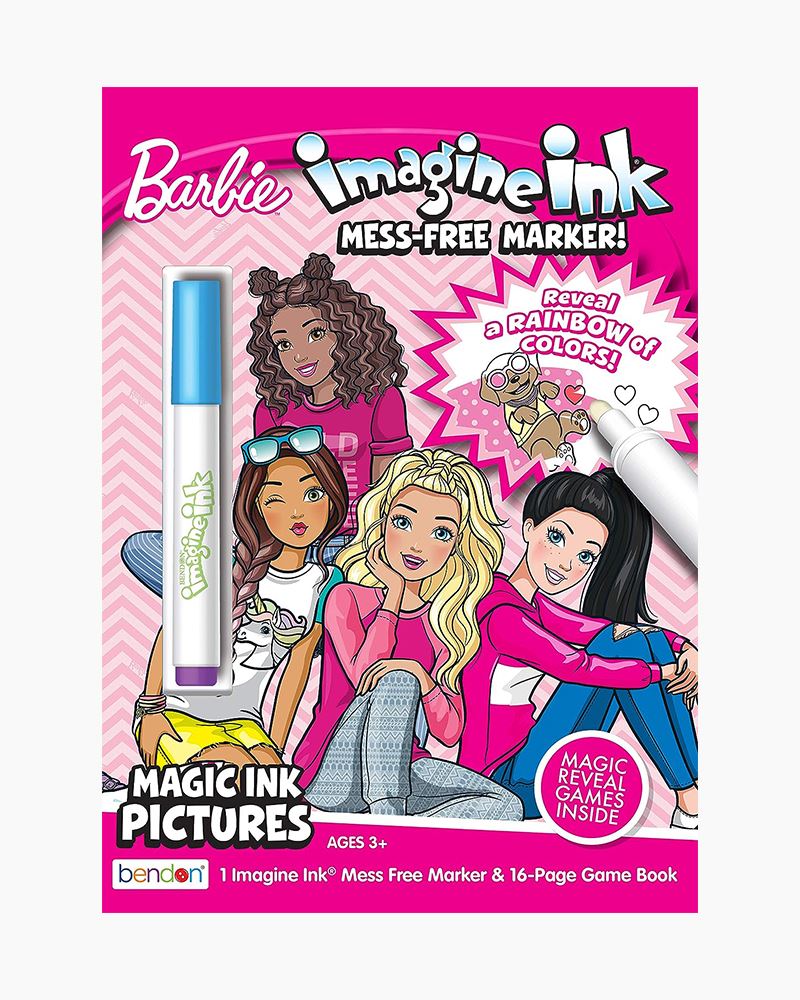 Bendon Imagine Ink Magic Ink Pictures and Game Book with Mess Free