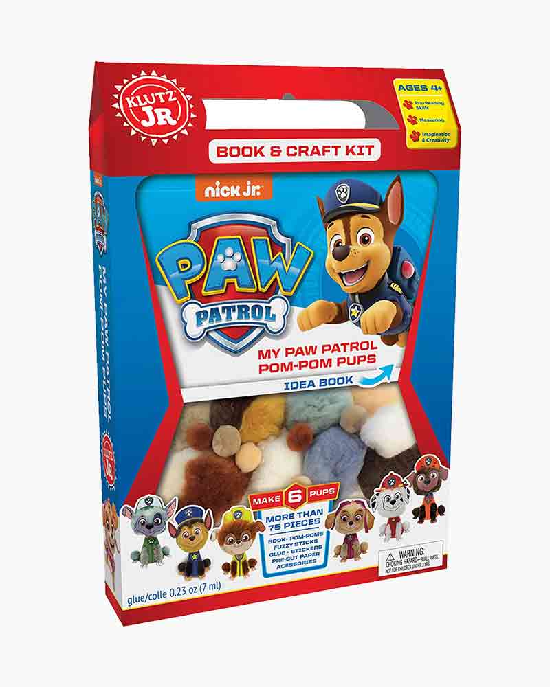 Klutz Paw Patrol Pom Pom Pets Book And Craft Kit The Paper Store