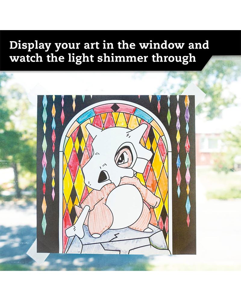  KLUTZ Pokémon Stained Glass Art Craft Kit : Editors Of Klutz:  Toys & Games