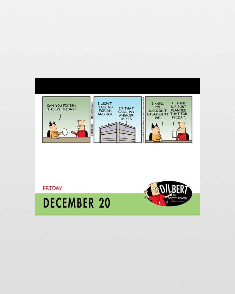 Simon And Schuster Dilbert 2019 Desk Calendar The Paper Store