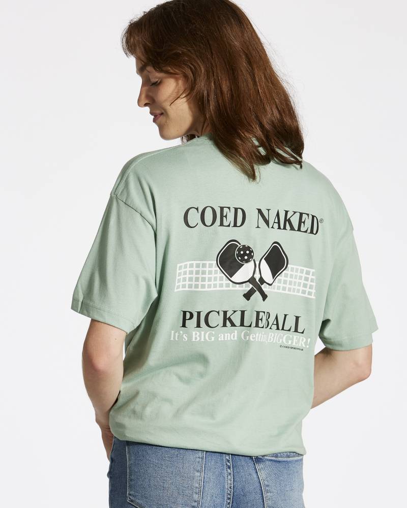 Pickleball Short Sleeve T-Shirts in Seafoam