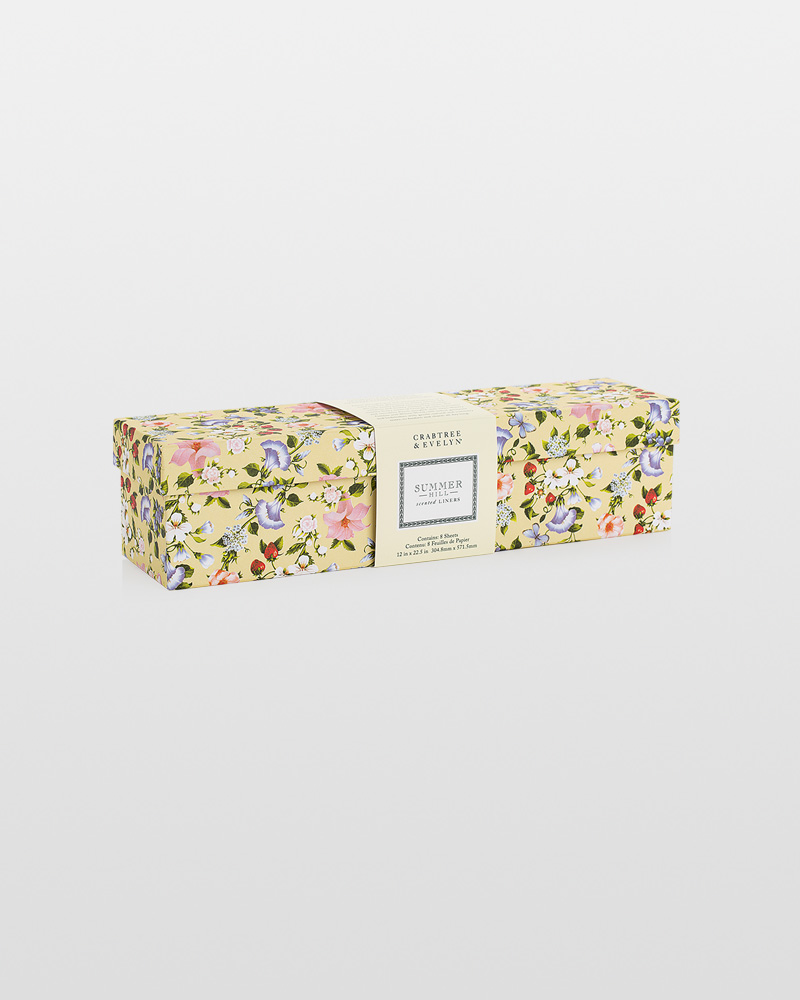 Crabtree & Evelyn Summer Hill Scented Drawer Liner The Paper Store