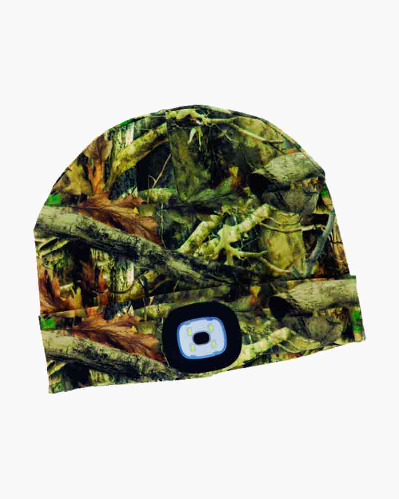 Dm Merchandising Night Scout Led Beanie Cap In Camo The Paper Store