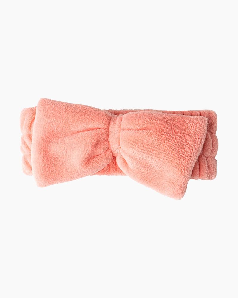 Lemon Lavender Take A Bow Ultra Plush Spa Headband (Assorted