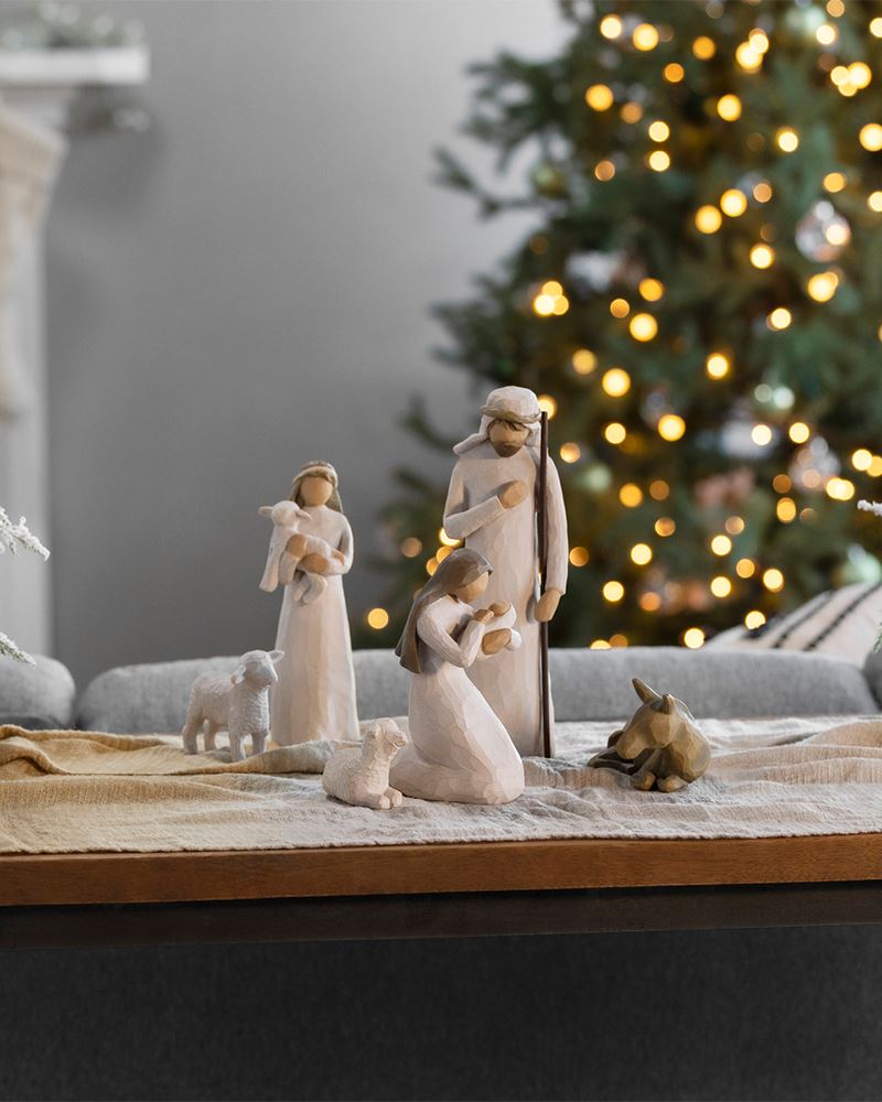 Willow Tree Six Piece Nativity Set - Behold the awe and wonder of 