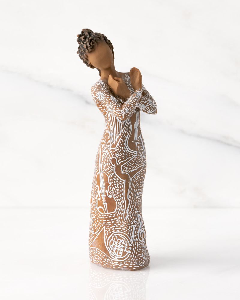 Willow Tree Music Speaks Figurine (Darker Skin) | The Paper Store