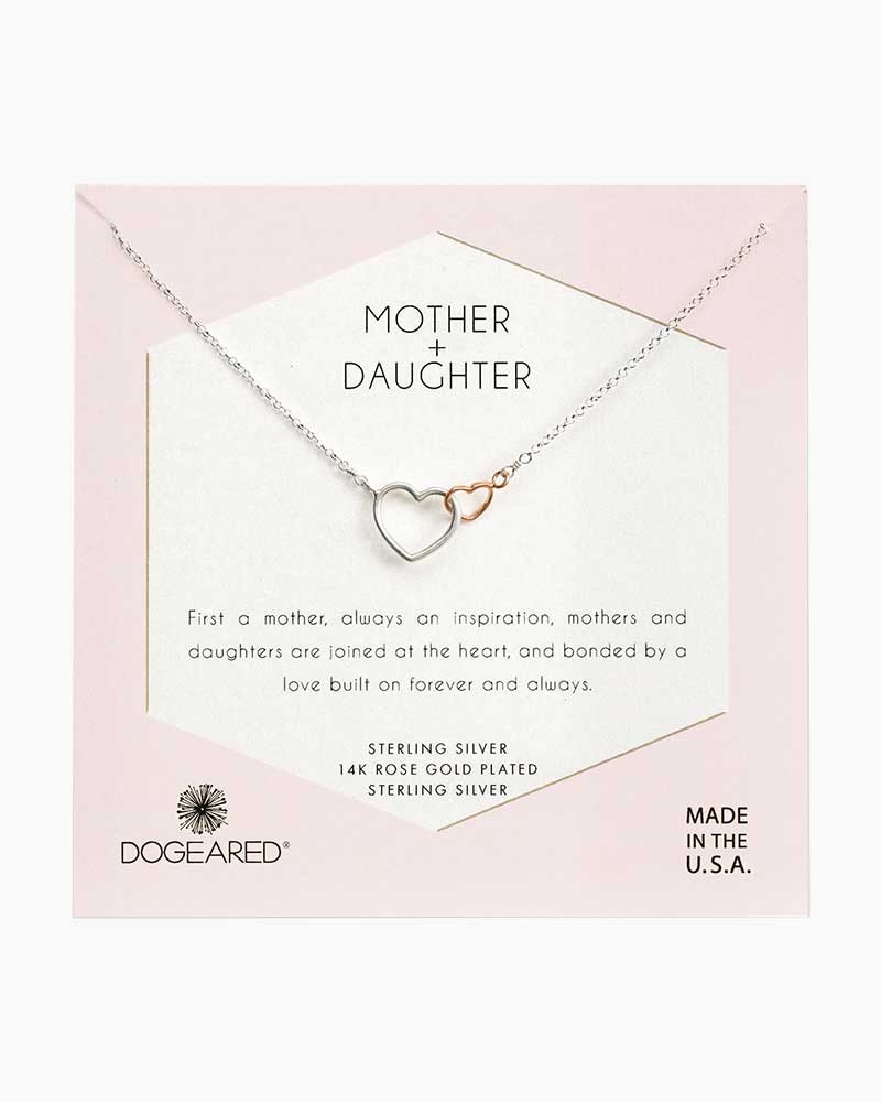 rose gold daughter necklace