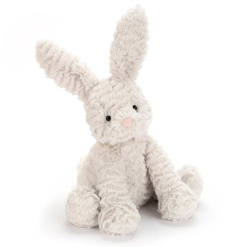 plush grey bunny