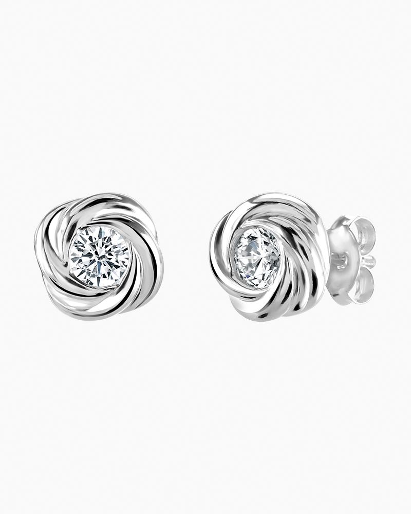 kit heath silver stud earrings