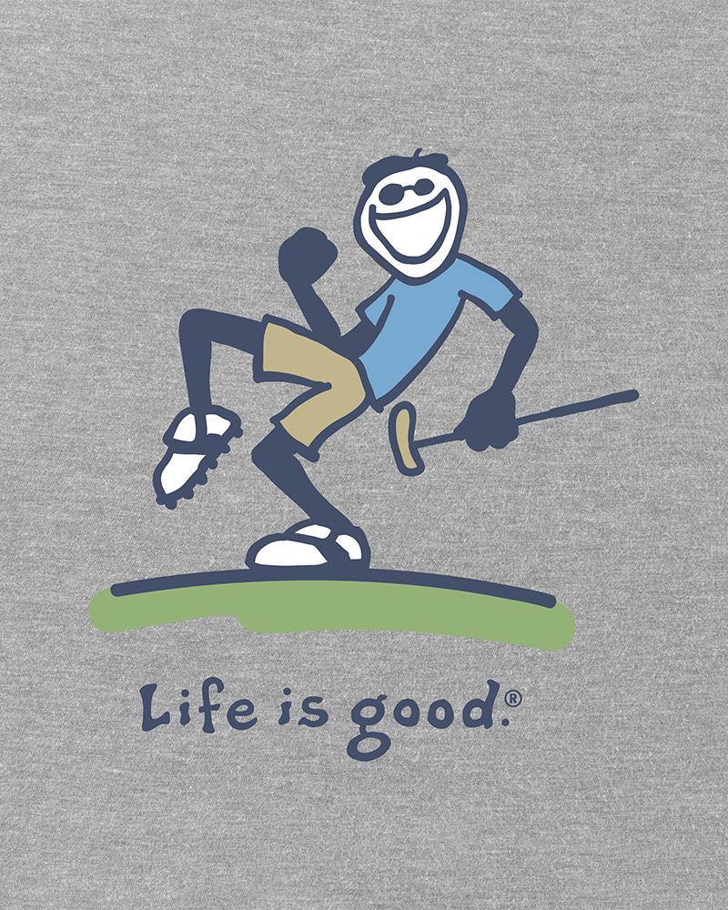 Life Is Good Men's Pump Putt Jake Vintage Crusher T-Shirt