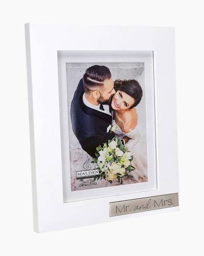 Mr. & Mrs Expressions 4x6/4x4 frame by Malden® - Picture Frames, Photo  Albums, Personalized and Engraved Digital Photo Gifts - SendAFrame