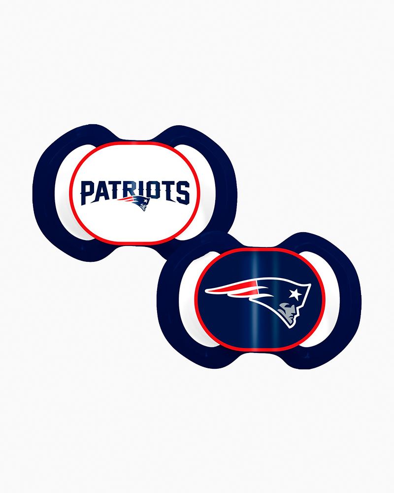 BabyFanatic Pacifier 2-Pack - NFL New England Patriots