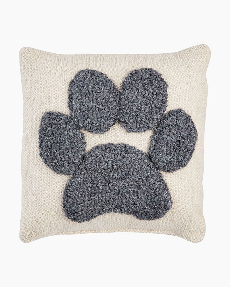 Paw print sale pillow