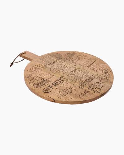 Lazy Susan Cheese Cutting Board Set, Round Acacia Charcuterie Board, C –  The Curated Kitchen & Home Store