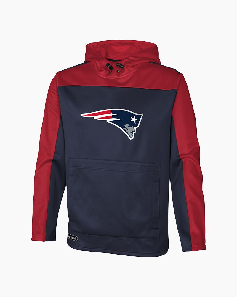 Vintage New England Patriots Mock Neck Sweatshirt