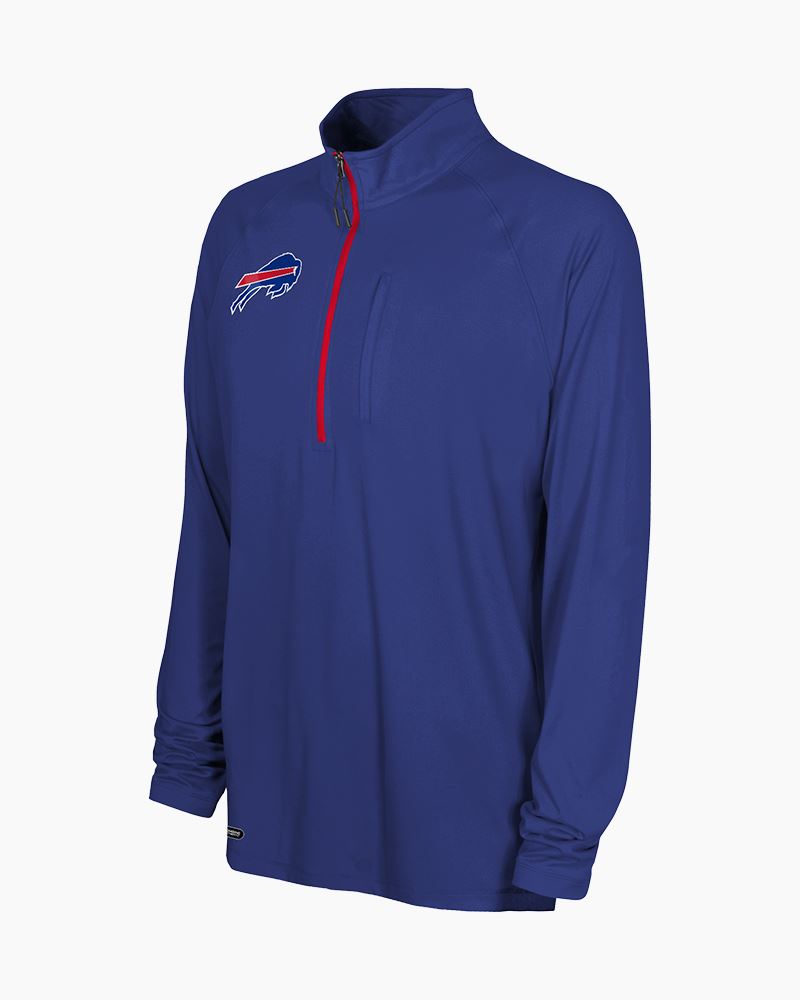 Men's New Era Royal Buffalo Bills Combine Stadium Logo Long Sleeve T-Shirt