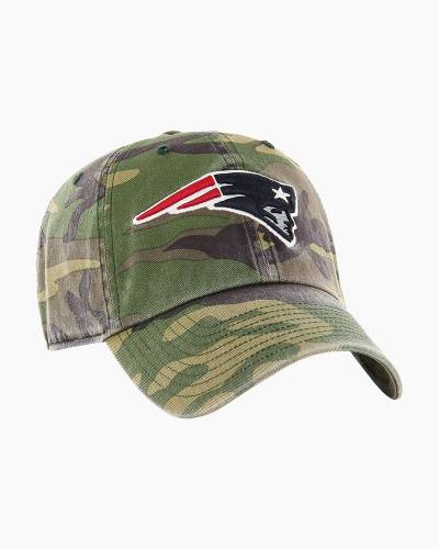 '47 Men's New England Patriots Camo Cleanup Adjustable Hat