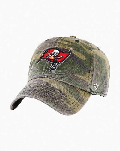 '47 Camo Tampa Bay Buccaneers Woodland Clean Up Adjustable Hat