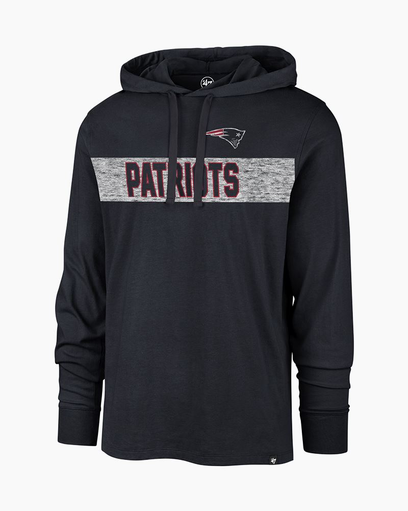 : '47 Boston Patriots Gray Headline Pullover Hoodie