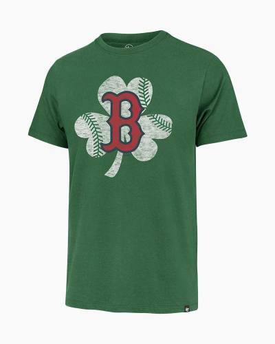 Boston Red Sox Men's 47 Brand Vintage Green St. Patricks Day Franklin T-Shirt Tee - XXL