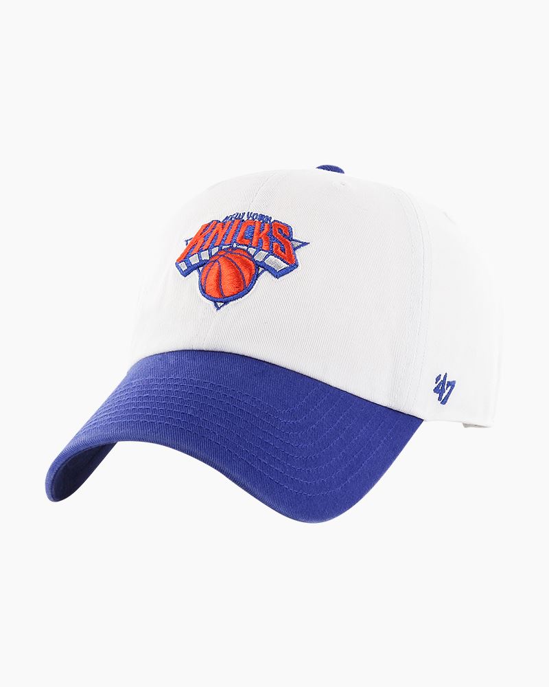47 Brand Knicks Navy Primary Logo Clean Up Hat