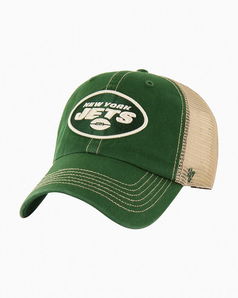 47 Green/Natural New York Jets Trawler Trucker Clean Up Snapback Hat