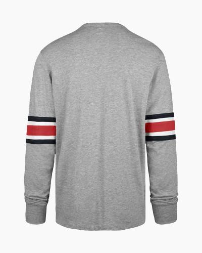 47 Women's New England Patriots Jada Grey Long Sleeve T-Shirt