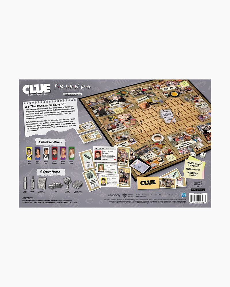  USAOPOLY CLUE: Friends