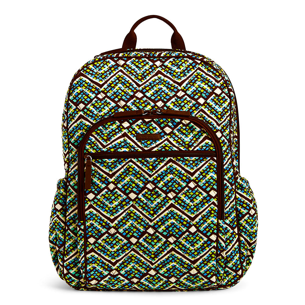 Vera Bradley Campus Tech Backpack in Rain Forest The Paper Store