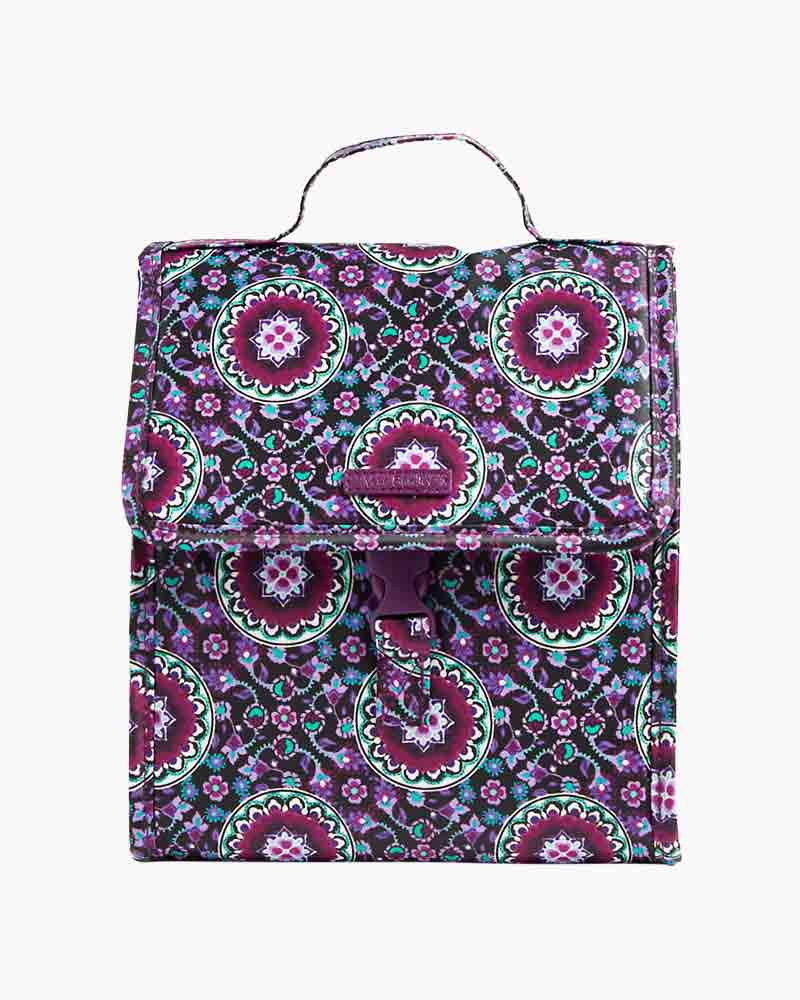 vera bradley lilac medallion lunch bag