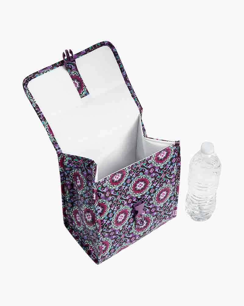 vera bradley lilac medallion lunch bag