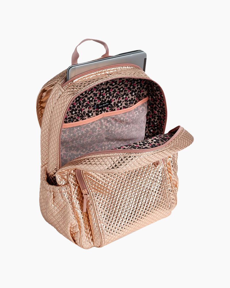 vera bradley backpack rose gold