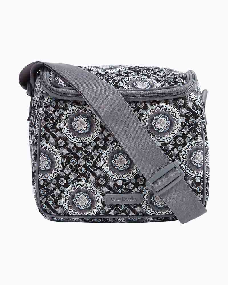 vera bradley charcoal medallion lunch bag