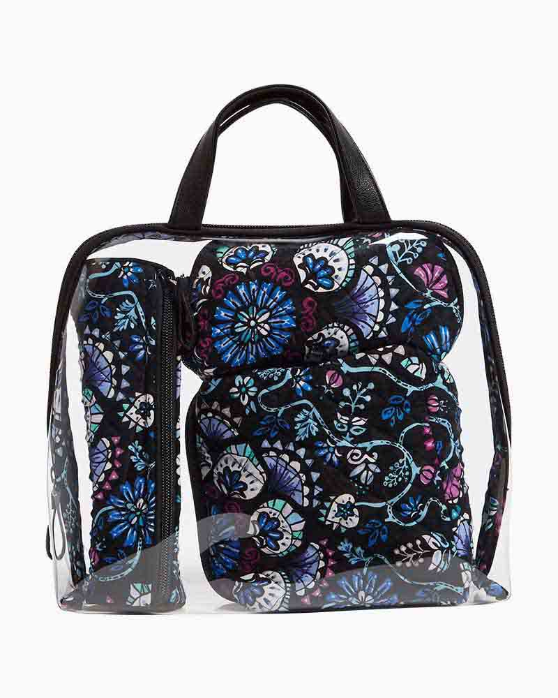 vera bradley 4 piece travel set