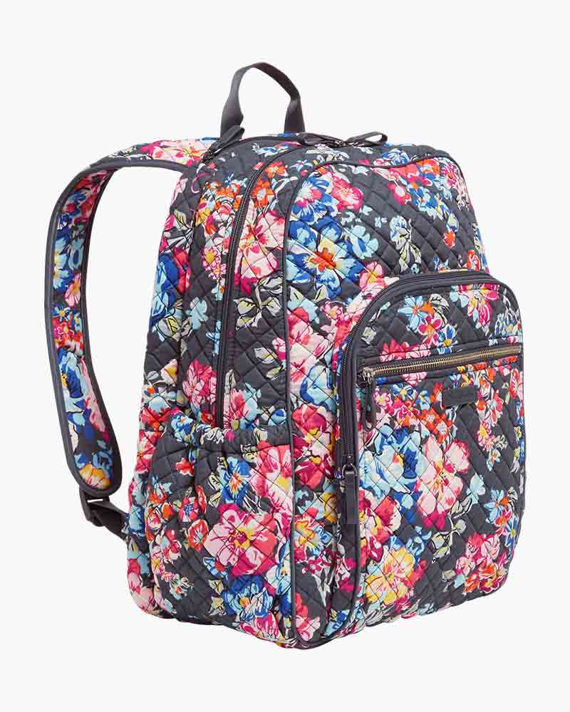 vera bradley iconic campus backpack pretty posies